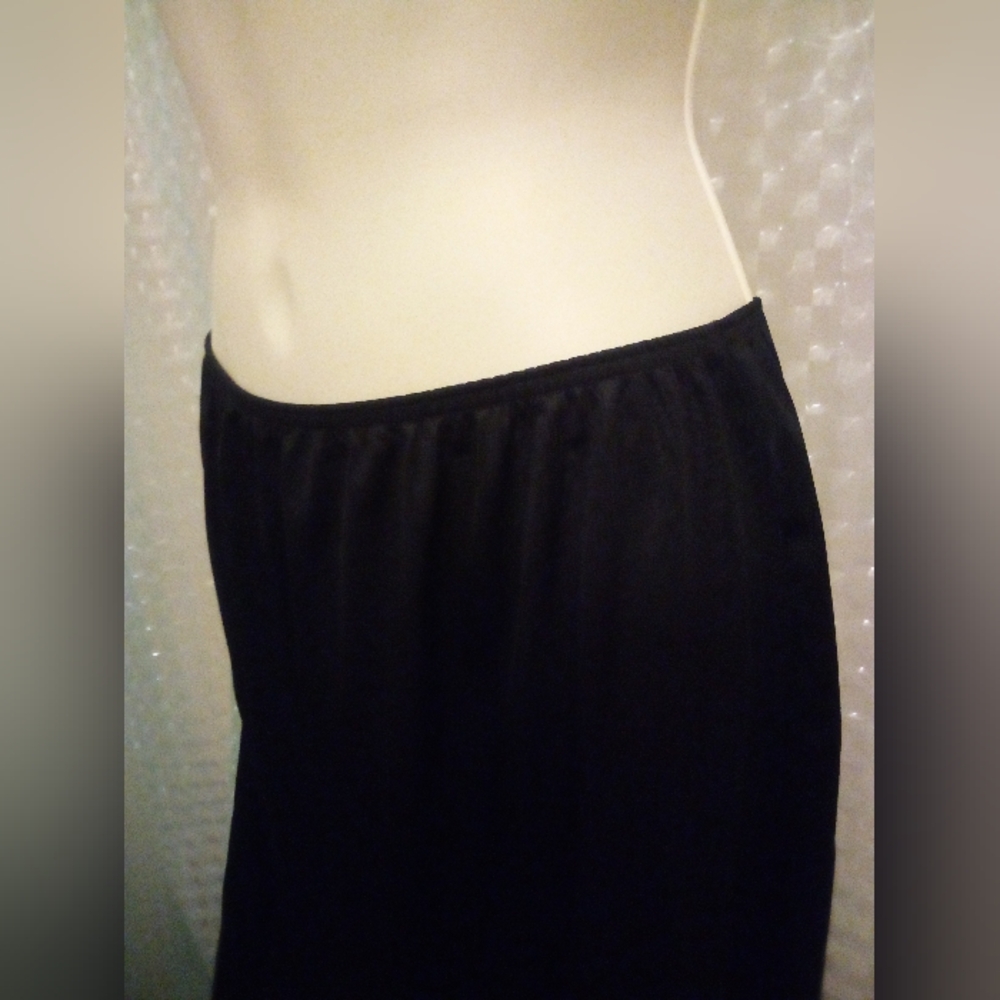 Vintage Deena Short Slip Black Size M